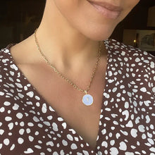 Load image into Gallery viewer, Faith Over Fear White Cross Necklace - Lenny and Eva