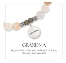 Load image into Gallery viewer, Grandma Disc Silver Charm Bracelet - TJazelle