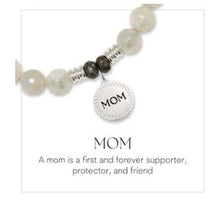 Load image into Gallery viewer, Mom Disc Silver Charm Bracelet - TJazelle