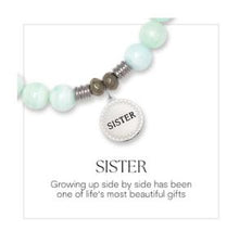 Load image into Gallery viewer, Sister Disc Silver Charm Bracelet - TJazelle