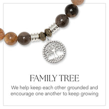 Load image into Gallery viewer, "Family Tree" Silver Charm Bracelet - TJazelle