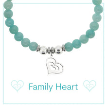 Load image into Gallery viewer, Family Heart Charm Bracelet -  TJazelle HELP Collection