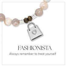 Load image into Gallery viewer, Fashionista Purse Silver Charm Bracelet - TJazelle