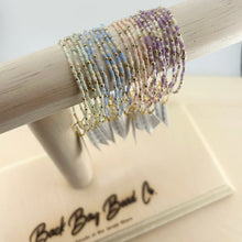Load image into Gallery viewer, Pink Seed Bead Bracelet - Dainty Stretch Bracelet