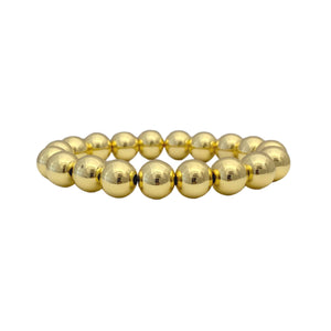 5mm Gold Beaded Bracelet