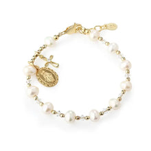 Load image into Gallery viewer, 14K Gold-Plated First Communion Bracelet with Miraculous- Cherished Moments