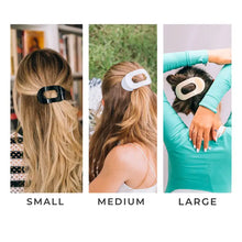 Load image into Gallery viewer, &quot;Coconut White&quot; Small Flat Round Clip - Teleties