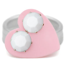 Load image into Gallery viewer, Flat White Bling Earrings - JoJoLovesYou