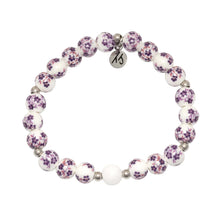 Load image into Gallery viewer, Purple Floral Moments Bracelet - TJazelle