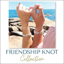 Load image into Gallery viewer, Friendship Knot Bracelet - Silver Steel with Gold Knot - TJazelle