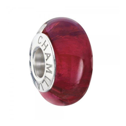 Fuchsia Murano Glass Bead - Chamilia