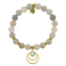 Load image into Gallery viewer, Generations Larimar Gold Charm Bracelet - TJazelle