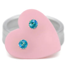Load image into Gallery viewer, Glacier Ultra Micro Mini Bling Sterling Silver Stud Earrings - JoJoLovesYou