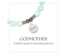 Load image into Gallery viewer, Godmother Disc Silver Charm Bracelet - TJazelle