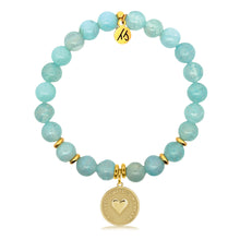 Load image into Gallery viewer, Always In My Heart Gold Charm Bracelet - TJazelle