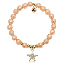 Load image into Gallery viewer, Starfish Gold Plated Charm Bracelet - TJazelle