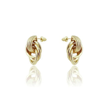 Load image into Gallery viewer, Dangling Triple Knot Stud Earrings
