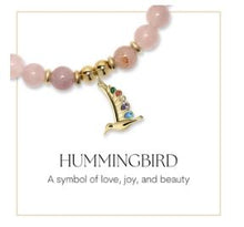 Load image into Gallery viewer, Hummingbird Gold Charm Bracelet - TJazelle