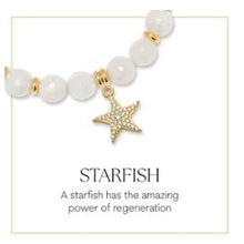 Load image into Gallery viewer, Starfish Gold Plated Charm Bracelet - TJazelle