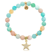 Load image into Gallery viewer, Starfish Gold Plated Charm Bracelet - TJazelle
