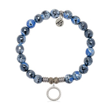 Load image into Gallery viewer, "Good Karma" Silver Charm Bracelet - TJazelle