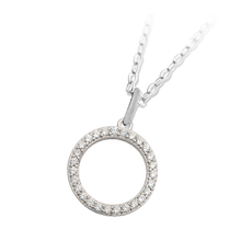 Load image into Gallery viewer, Good Karma Silver Charm Necklace - TJazelle
