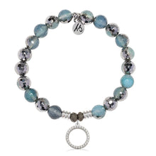 Load image into Gallery viewer, "Good Karma" Silver Charm Bracelet - TJazelle