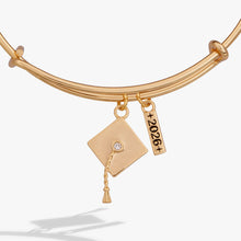Load image into Gallery viewer, Gold Graduation 2026 Multi-Charm Bangle - Alex and Ani