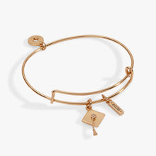 Load image into Gallery viewer, Gold Graduation 2026 Multi-Charm Bangle - Alex and Ani