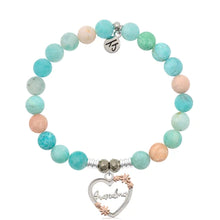 Load image into Gallery viewer, Grandma Heart Charm Silver Bracelet- TJazelle