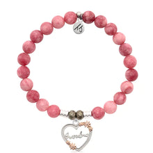 Load image into Gallery viewer, Grandma Heart Charm Silver Bracelet- TJazelle