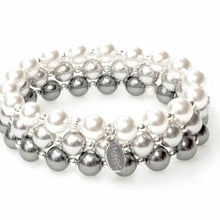 Load image into Gallery viewer, Graphite Pearl Blessings Bracelet -Blessing Bracelet