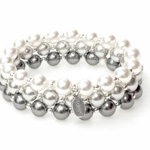 Silver Pearl Count Your Blessings Bracelet-Blessing Bracelet