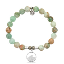 Load image into Gallery viewer, "Hammered Wave" Silver Charm Bracelet - TJazelle