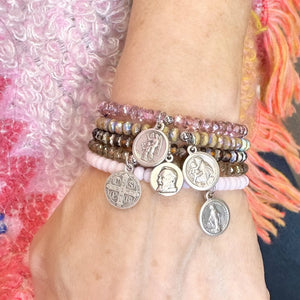 Miraculous Mother Mary Stretch Bracelet - Love Lisa Healing Collection