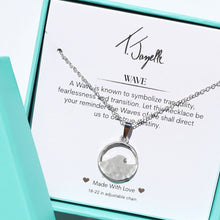 Load image into Gallery viewer, Hammered Wave Necklace - Sterling Silver T.Jazelle