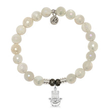 Load image into Gallery viewer, Hamsa CZ Silver Charm Bracelet - TJazelle