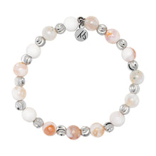 Load image into Gallery viewer, White Natural Agate Harmony Bracelet - TJazelle