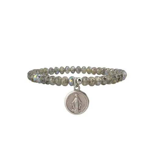 Miraculous Mother Mary Stretch Bracelet - Love Lisa Healing Collection