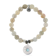 Load image into Gallery viewer, "Healing Prayers" Larimar Charm Bracelet - TJazelle