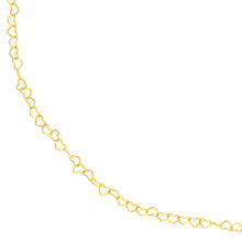 Permanent Jewelry Bracelet - Heart - Twist Heart Chain