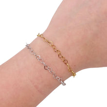 Load image into Gallery viewer, Heart Link Chain Bracelet