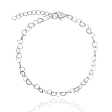 Load image into Gallery viewer, Heart Link Chain Bracelet
