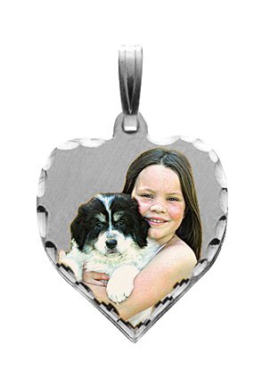 Petite Heart Picture Pendant Charm