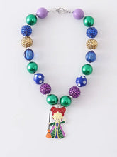 Load image into Gallery viewer, Halloween Witch Bubble Chunky Necklace