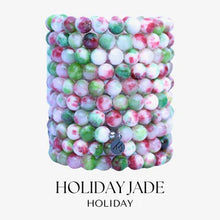 Load image into Gallery viewer, Holiday Jade Gemstones Stacker Bracelet - TJazelle