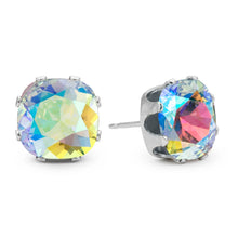 Load image into Gallery viewer, Ice AB Cushion Bling Earrings - JoJoLovesYou