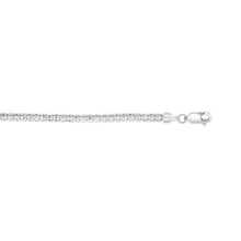 Load image into Gallery viewer, Fancy Ice Chain Bracelet - 3.14mm 14K White Gold