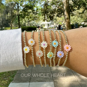 "Daisy" Beaded Bracelet - Our Whole Heart