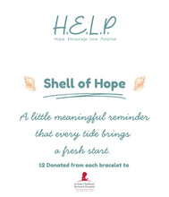 Load image into Gallery viewer, Shell of Hope Bracelet - TJazelle HELP Collection
